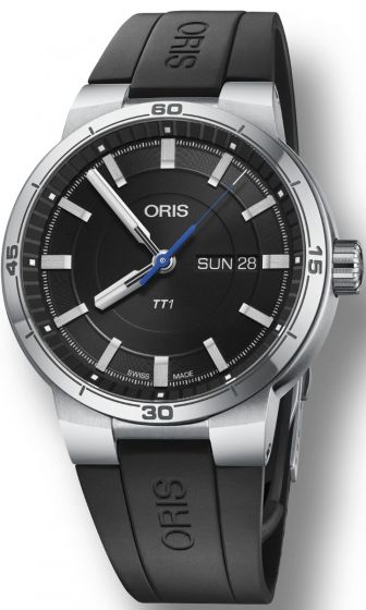 ORIS TT1 DAY DATE BLACK DIAL 01 735 7752 4154-07 4 24 06FC Replica watch